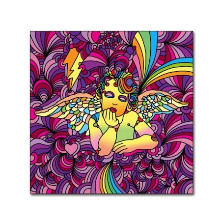 Howie Green 'Pop Art Cherub 1' Canvas Art,35x35